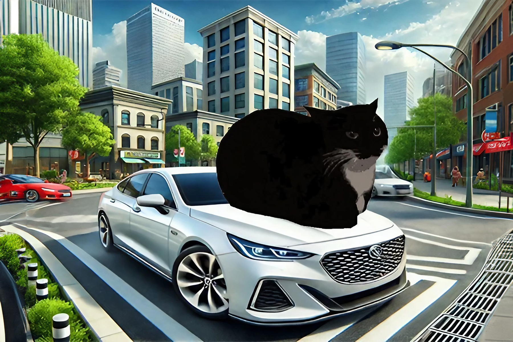 Spinning Cat Real Driving