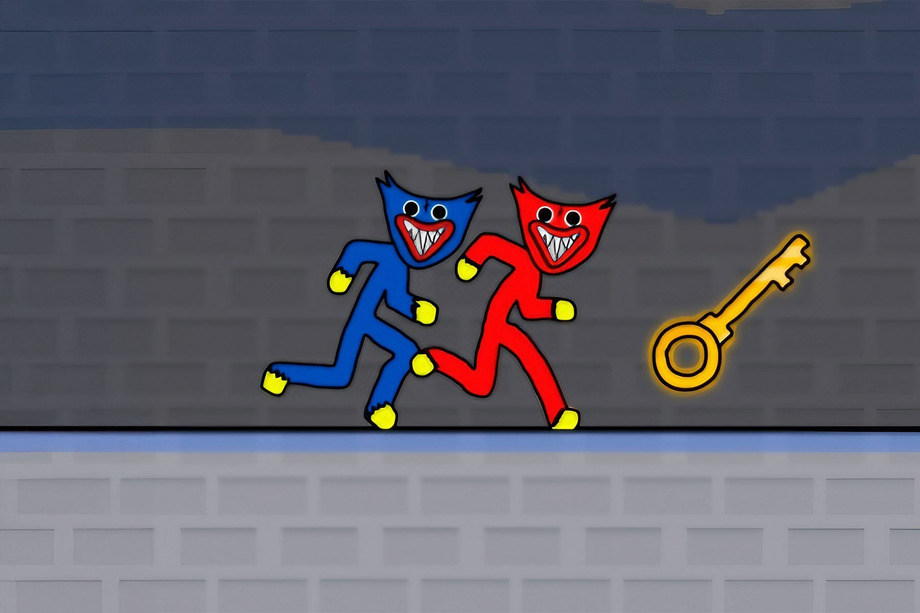 Stickman Huggy Party Duo