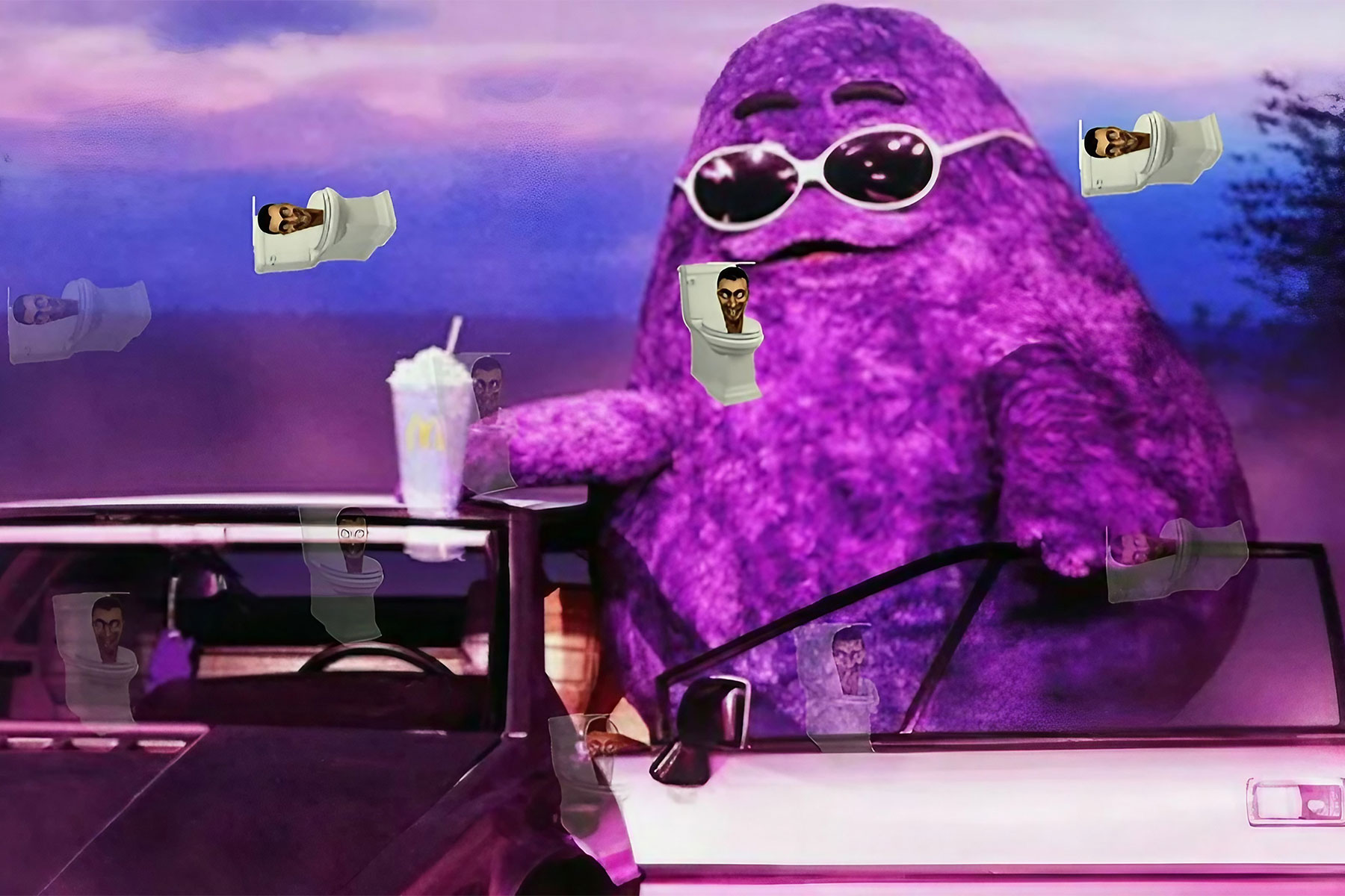 Grimace Shake Hidden Skibidi Toilet