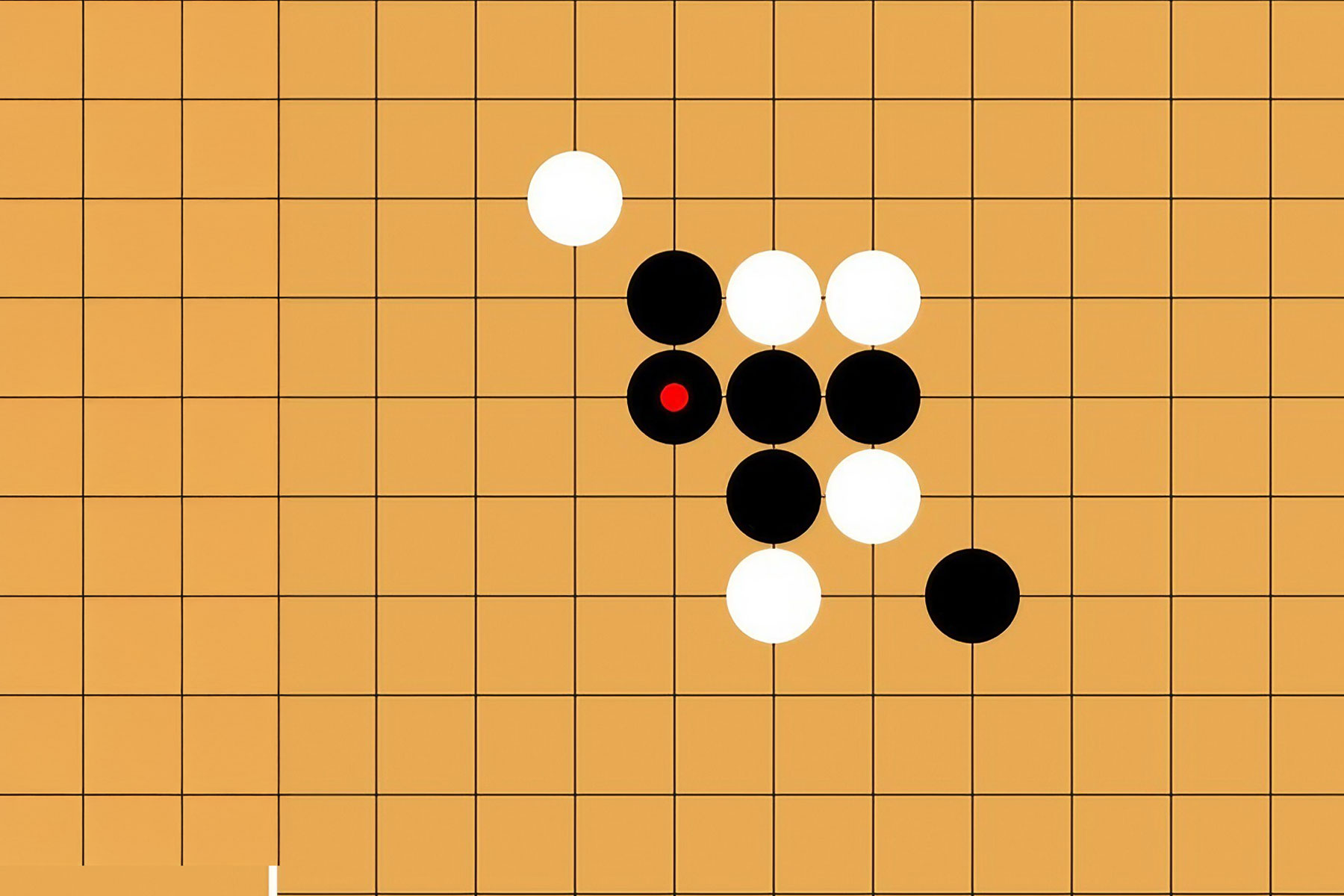 Gomoku: five stones in a row