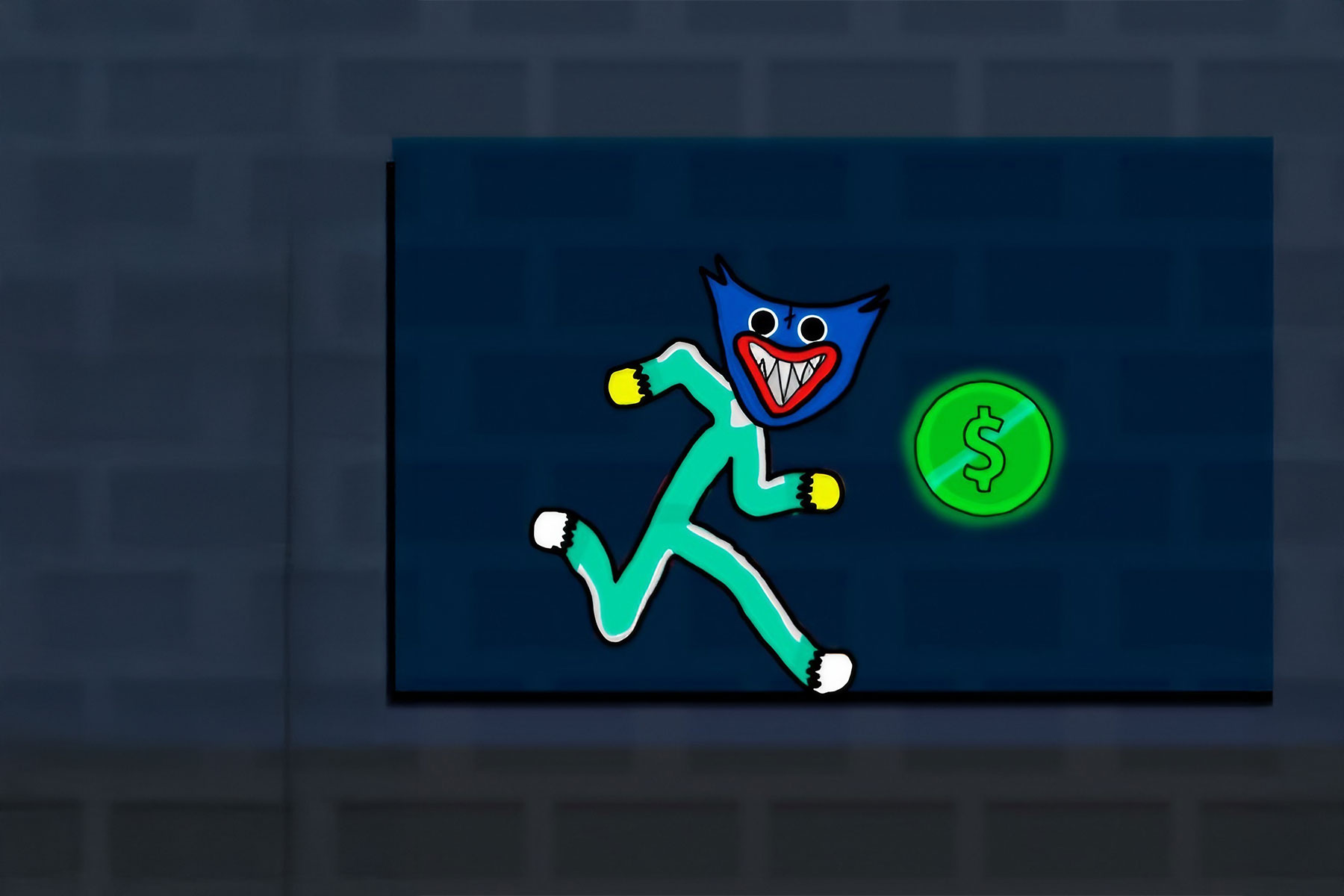 Stickman Huggy 456 Squid