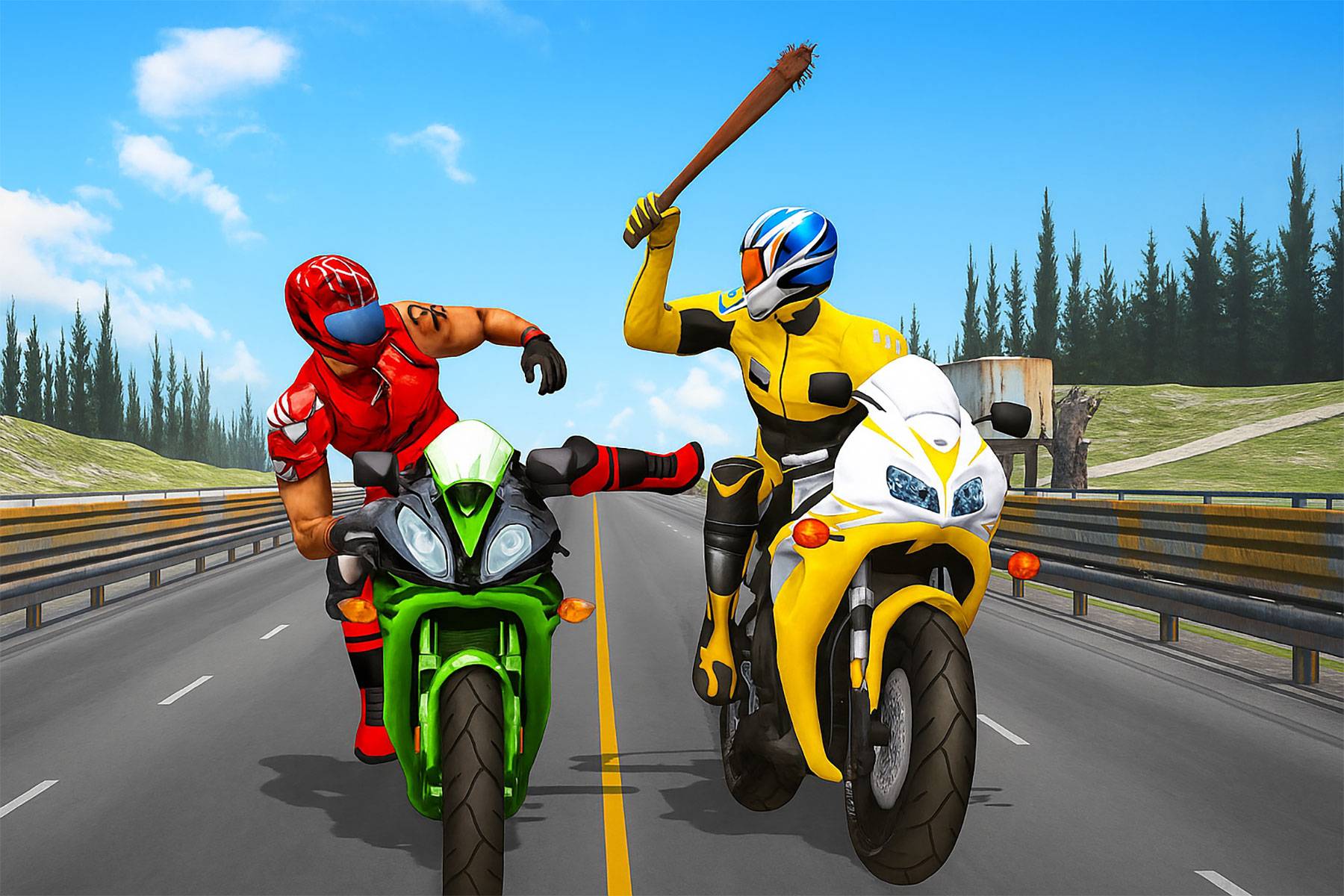 Asphalt Rider: Bike Attack