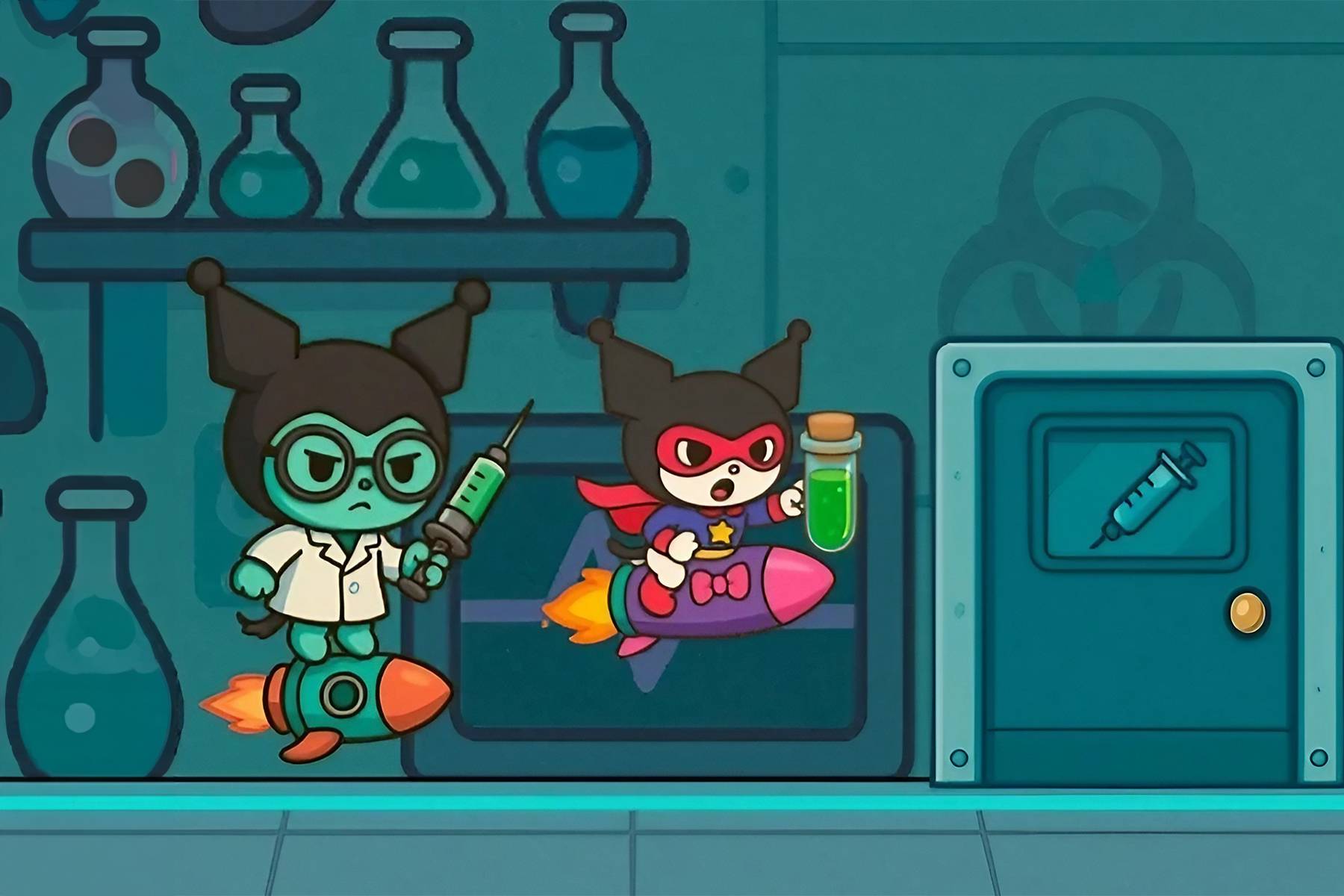 Kitty Kuro Lab Escape