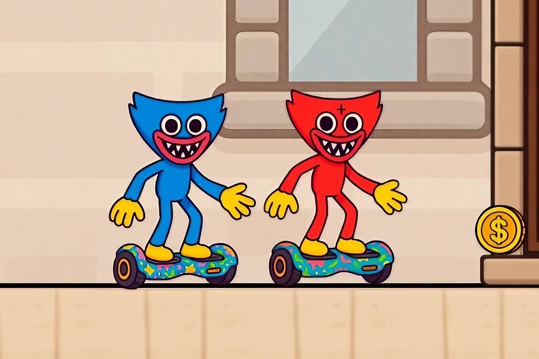 Red and Blue Hugli Wugli