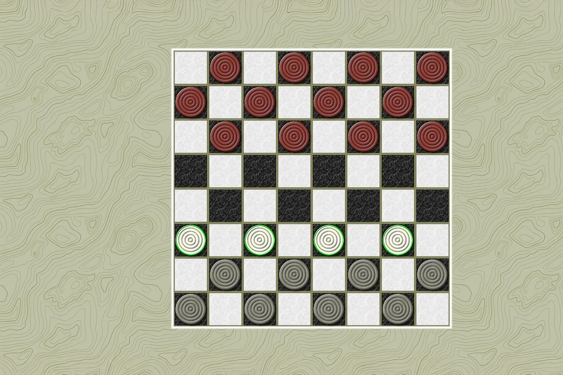Russian draughts, duel