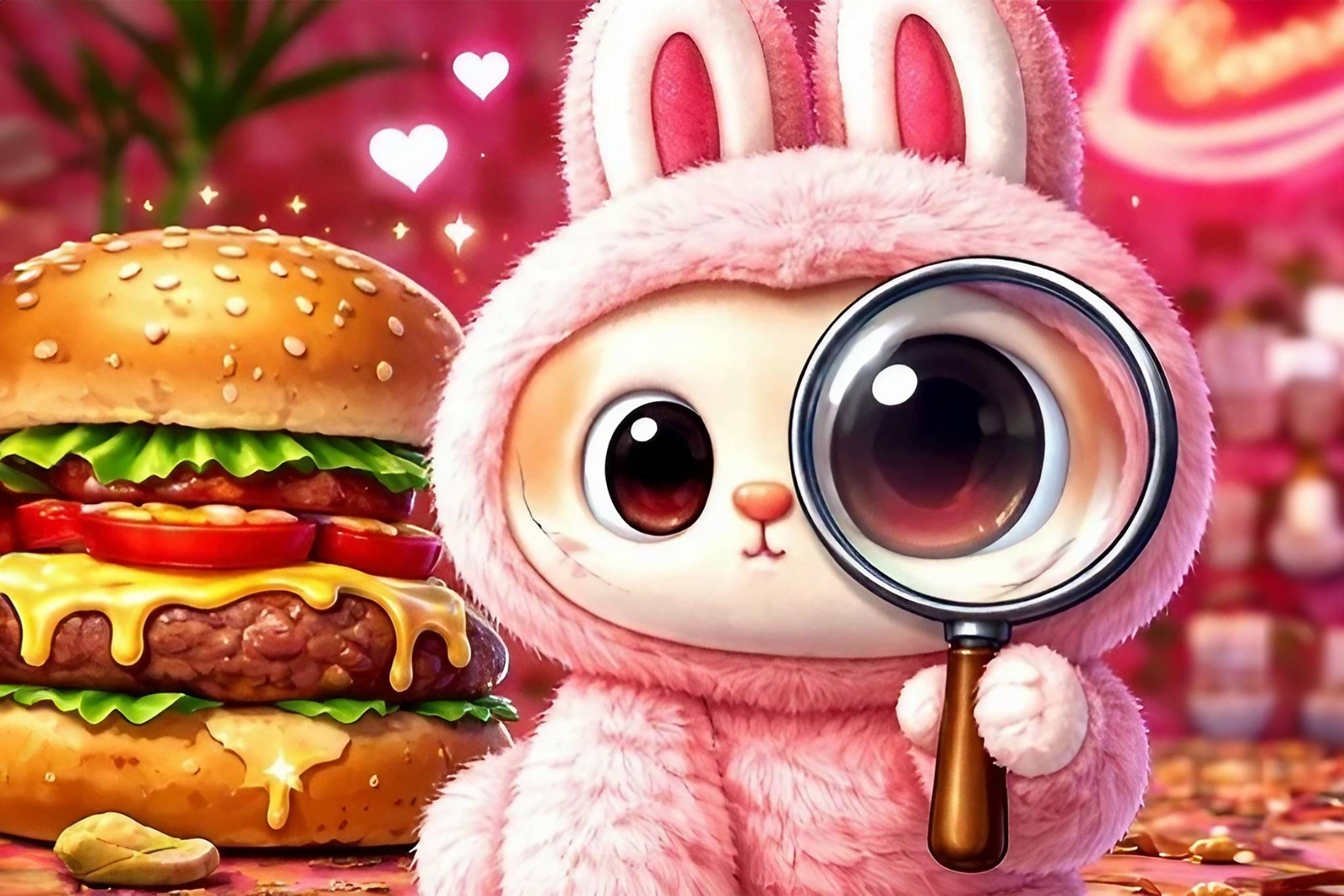 Labubu Hidden Burger