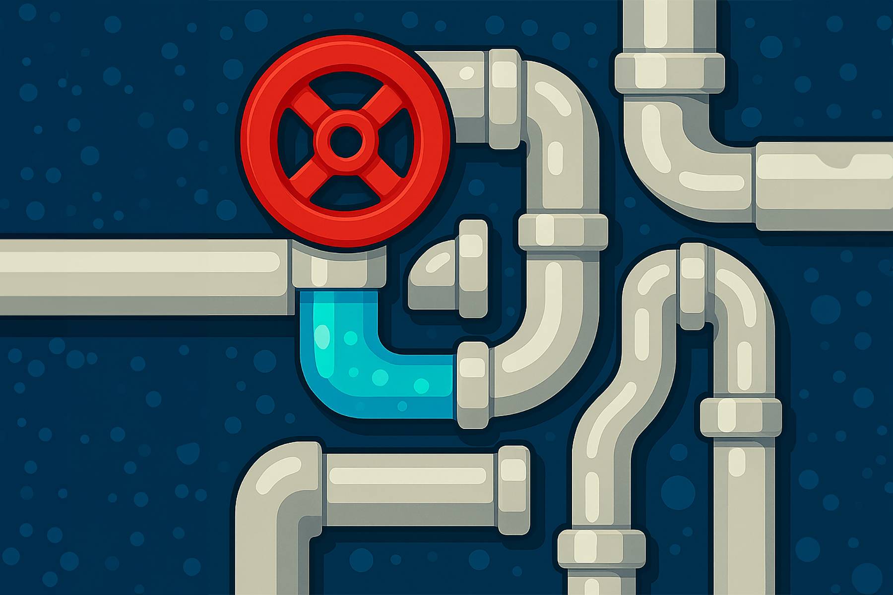 Pipes Flood Puzzle