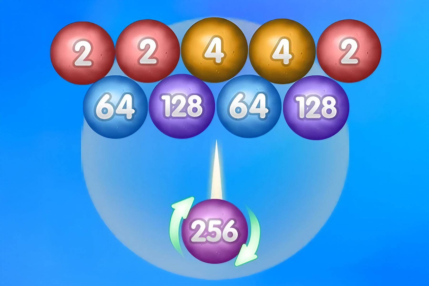 Number Bubble Shooter