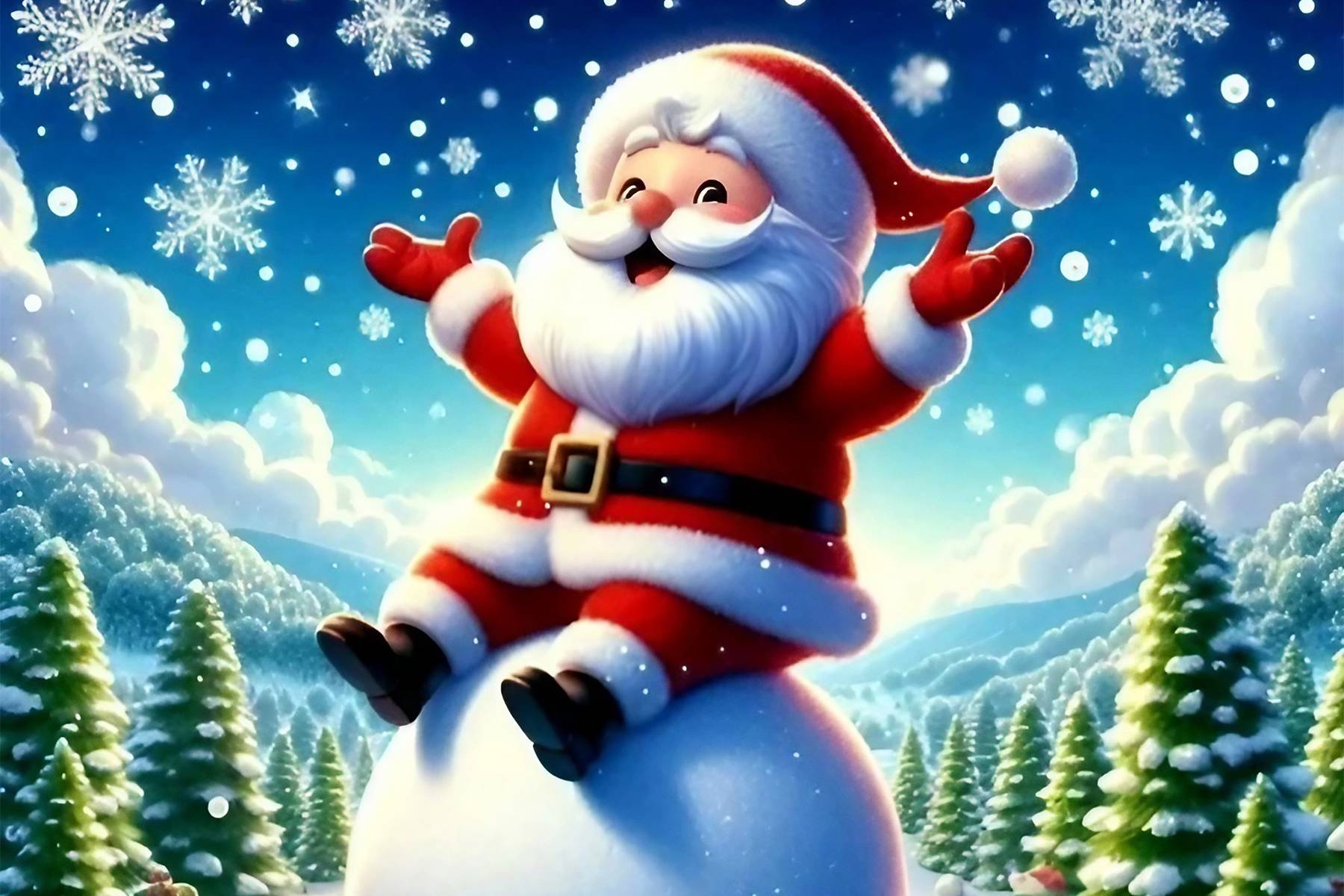 Santa Claus Xmas Run