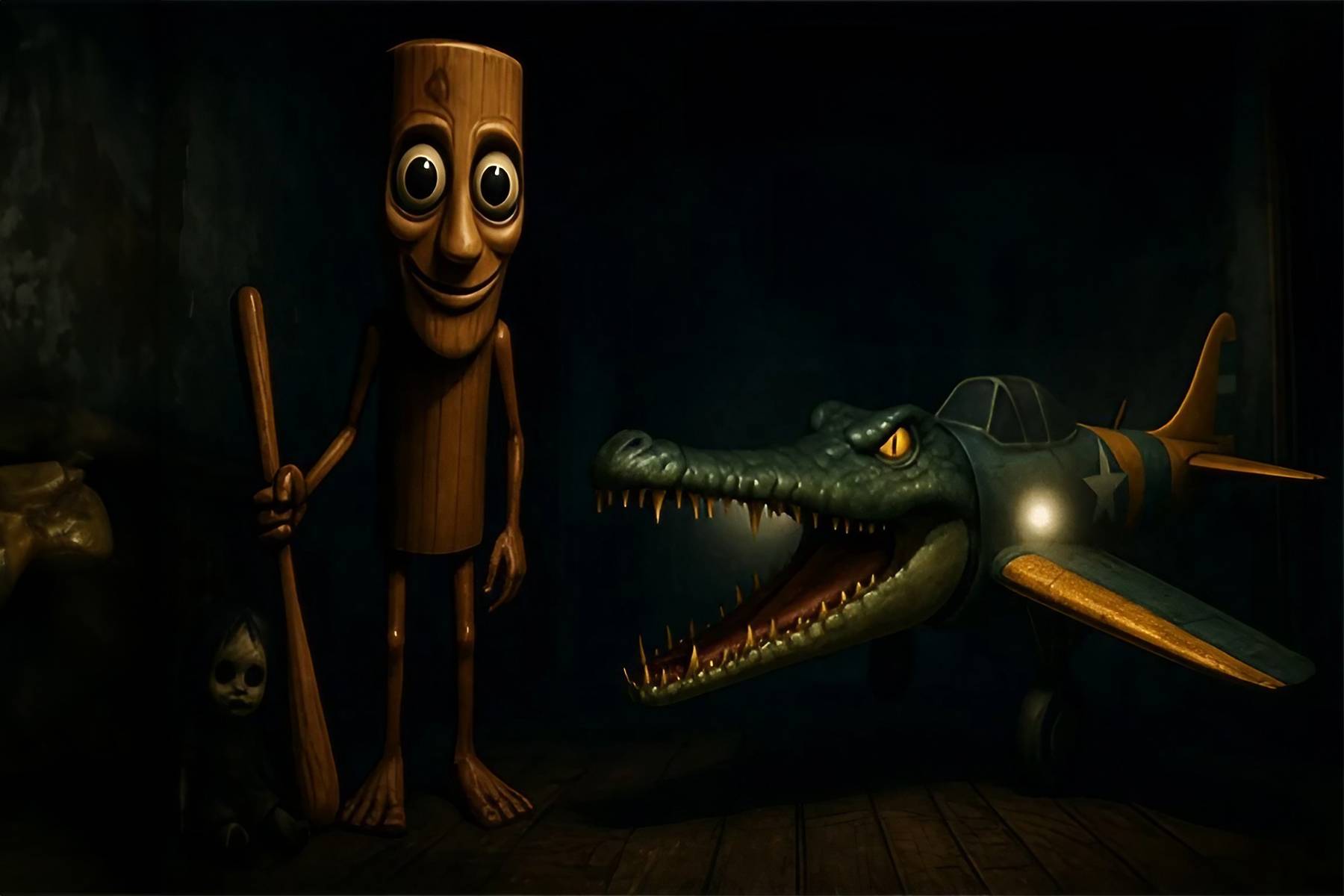 Bombardino Crocodilo Terror Jumpscare