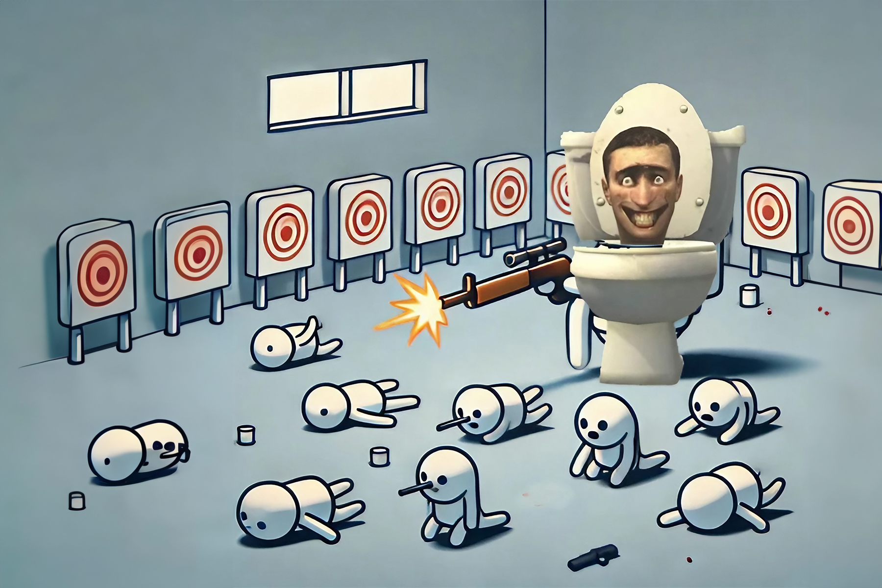 Skibidi Toilet Sharp Shooter