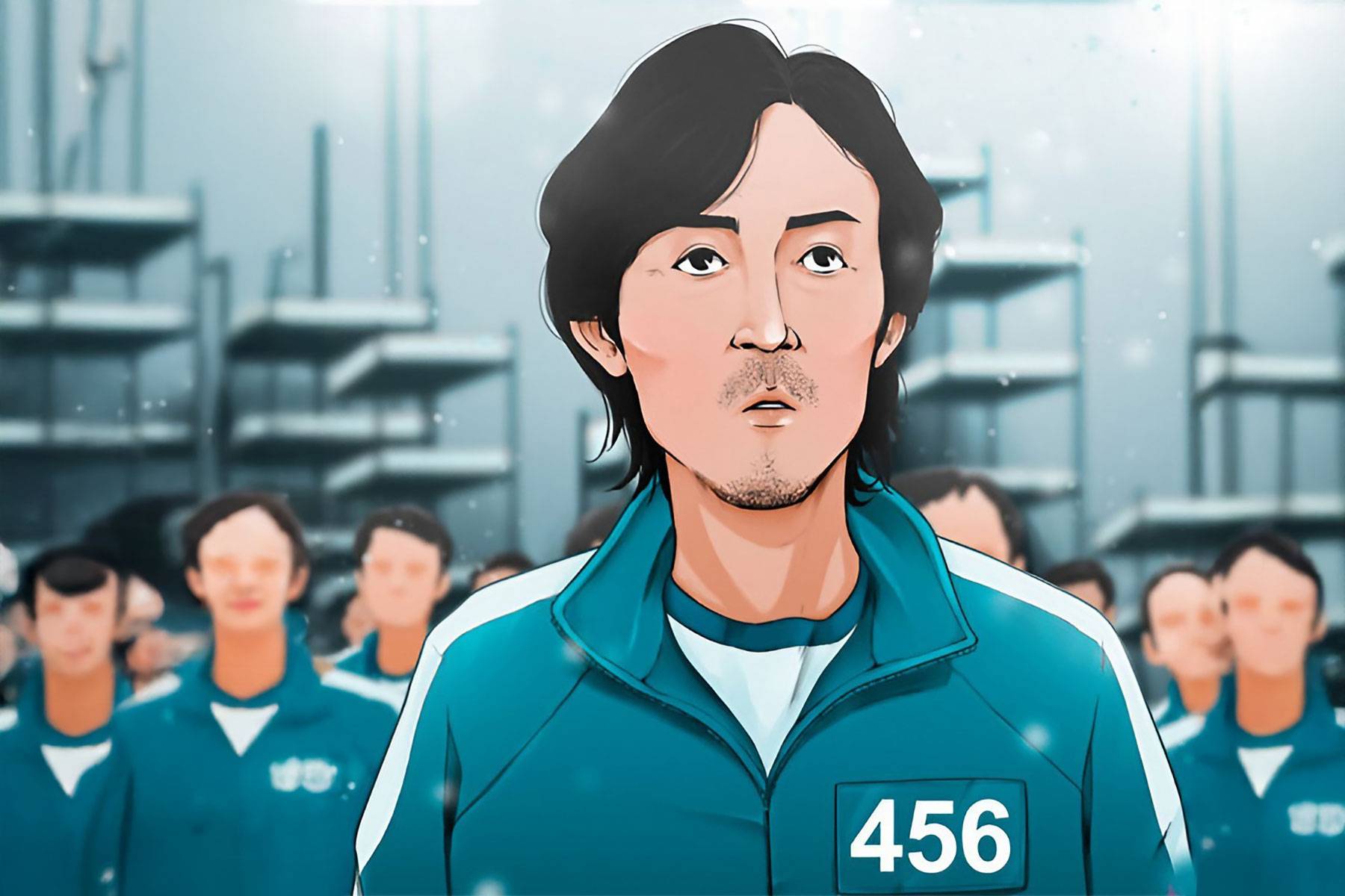 Squid Game Player 456 Sliding