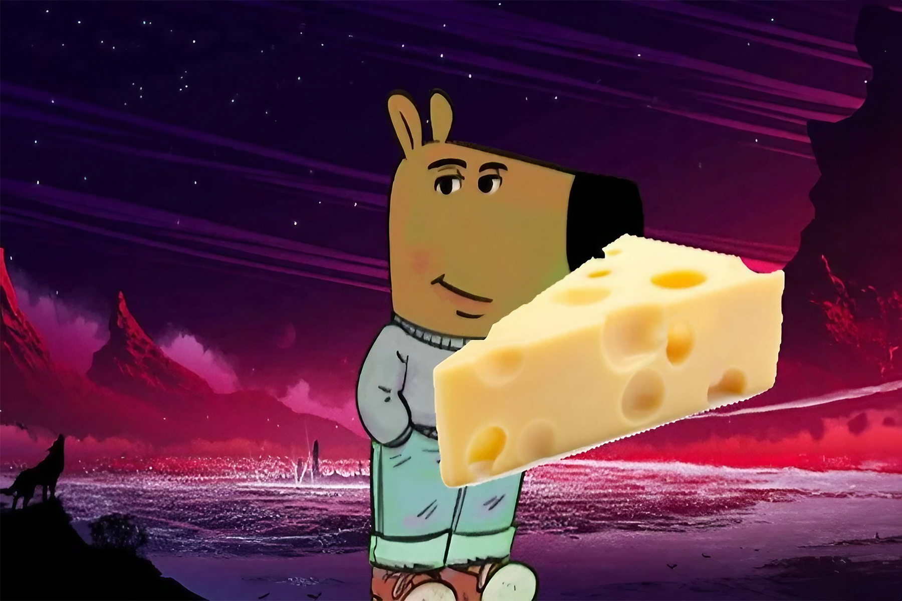 Cool Chill Guy Hidden Cheese