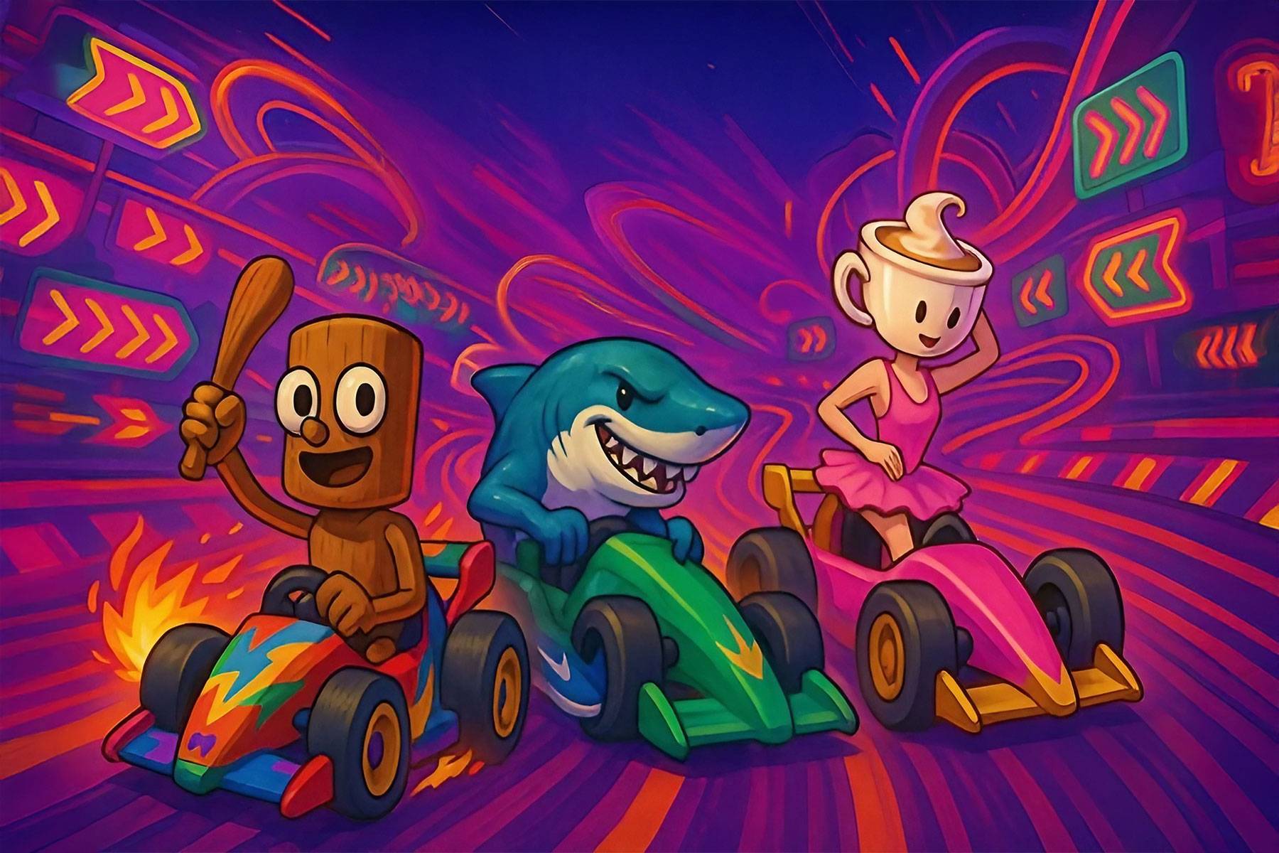 Brainrot Tung Tung Racing