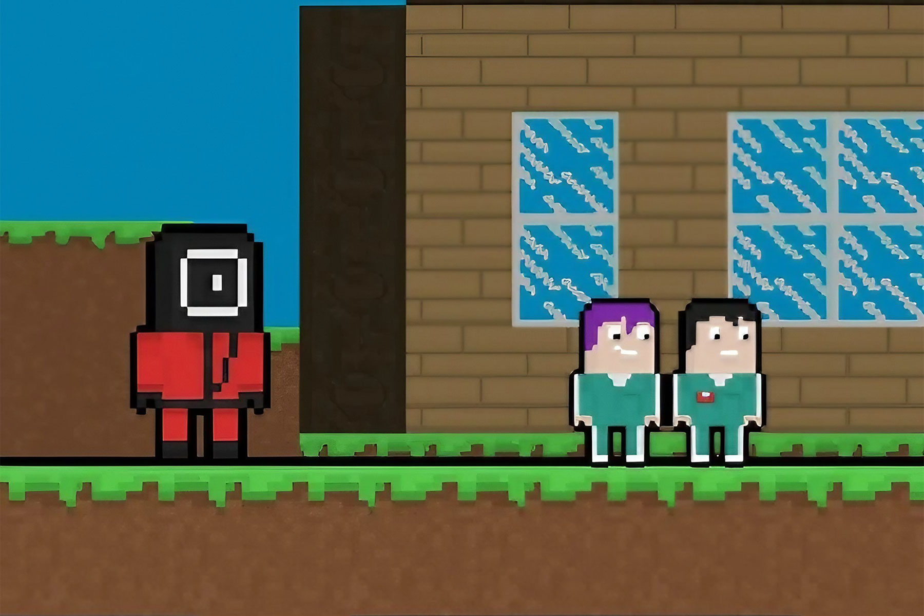 Squid Escape But Blockworld