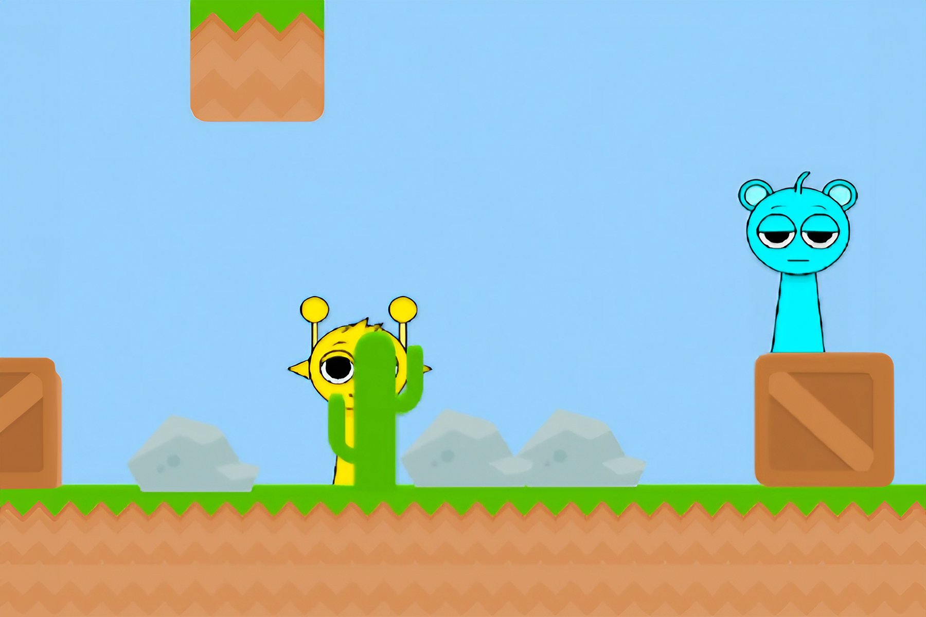 Prop and seek: Sprunki hide and seek with things!