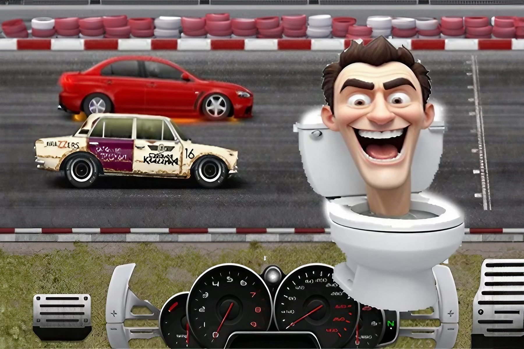 Skibidi Toilet GT Drag Championship