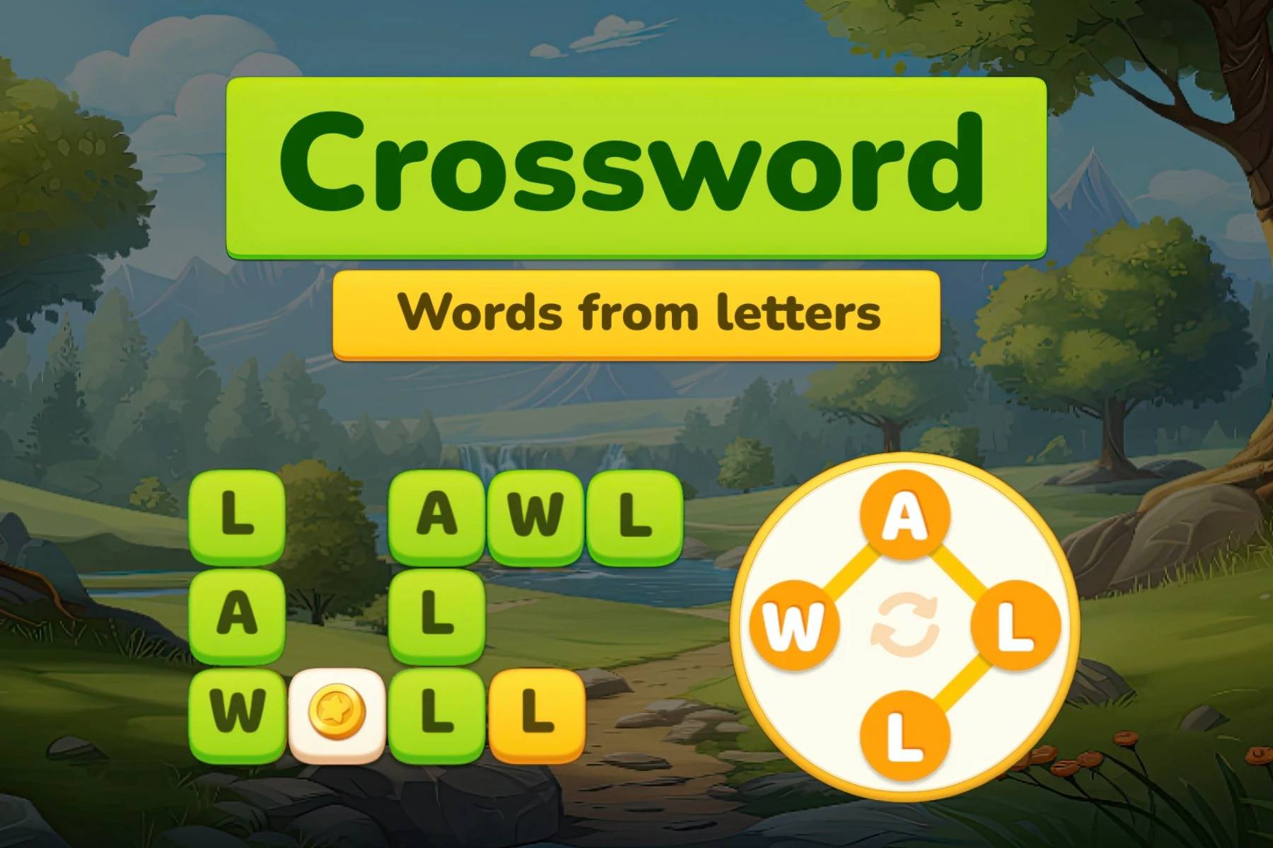 Crossword - Words from letters