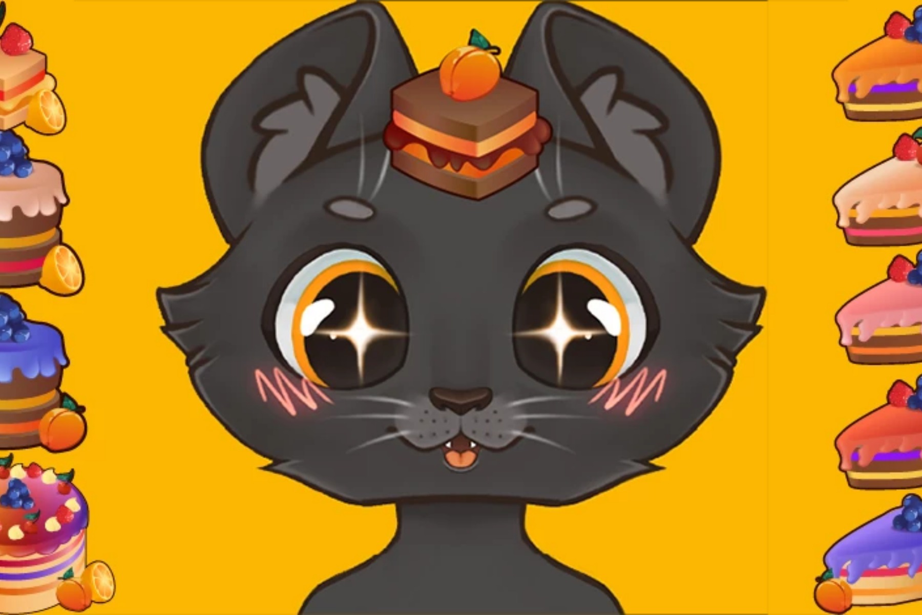 Sweet business of cats: cakes