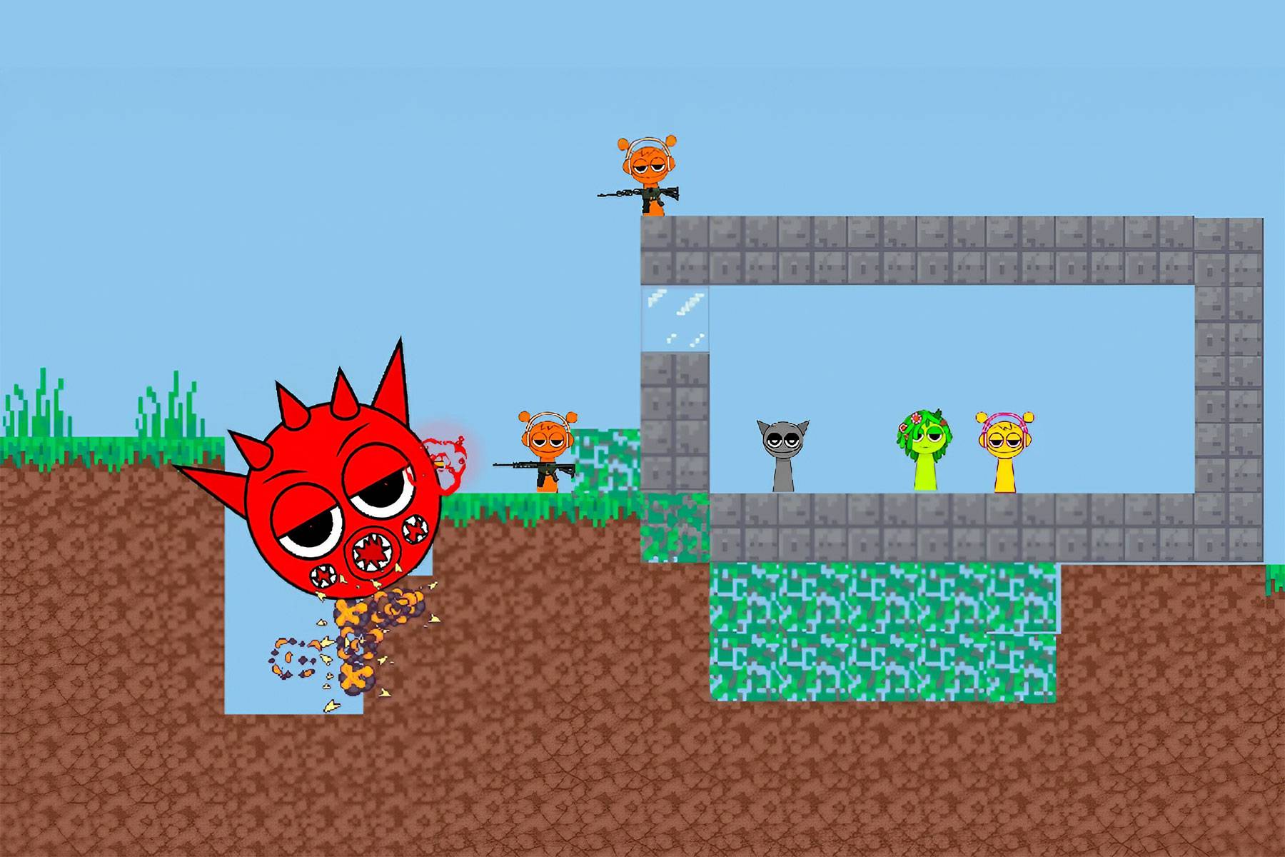 Sprunki eater: The cursed mod